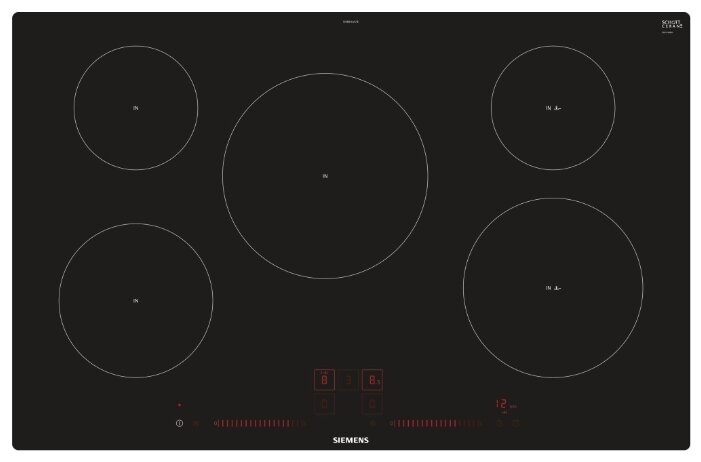 

Встраиваемая варочная панель индукционная Siemens EH801LVC1E черный, EH801LVC1E