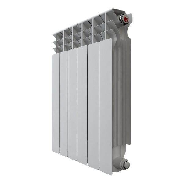 Радиатор алюминиевый НРЗ Люкс 500/100(12) 6 секций (4603335720139)