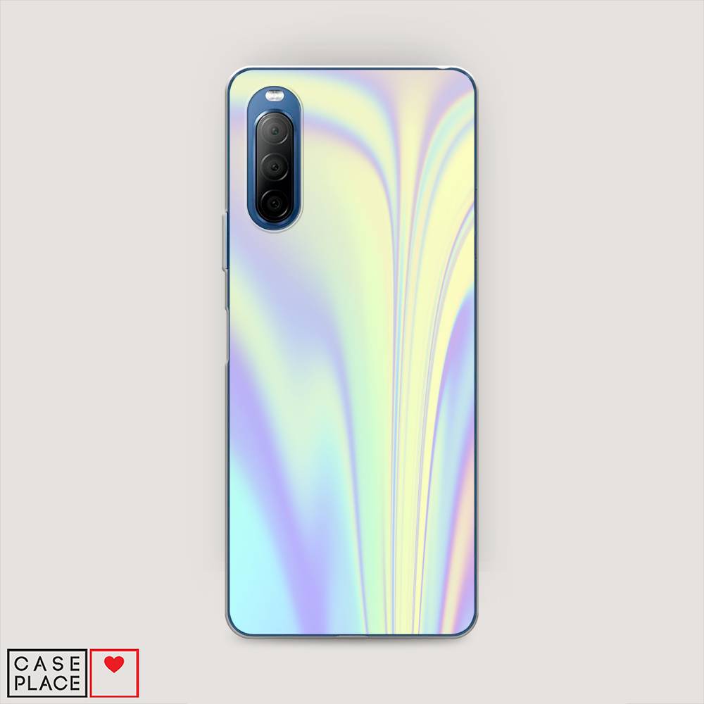 

Силиконовый чехол "Фиолетовая голограмма" на Sony Xperia 10 II, Фиолетовая голограмма