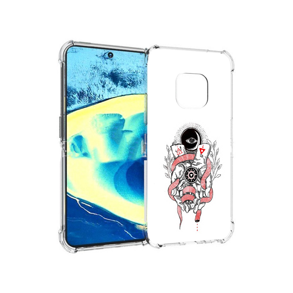 

Чехол MyPads Tocco для Nokia XR20 абстрация связанные руки (PT161671.111.213), Прозрачный, Tocco