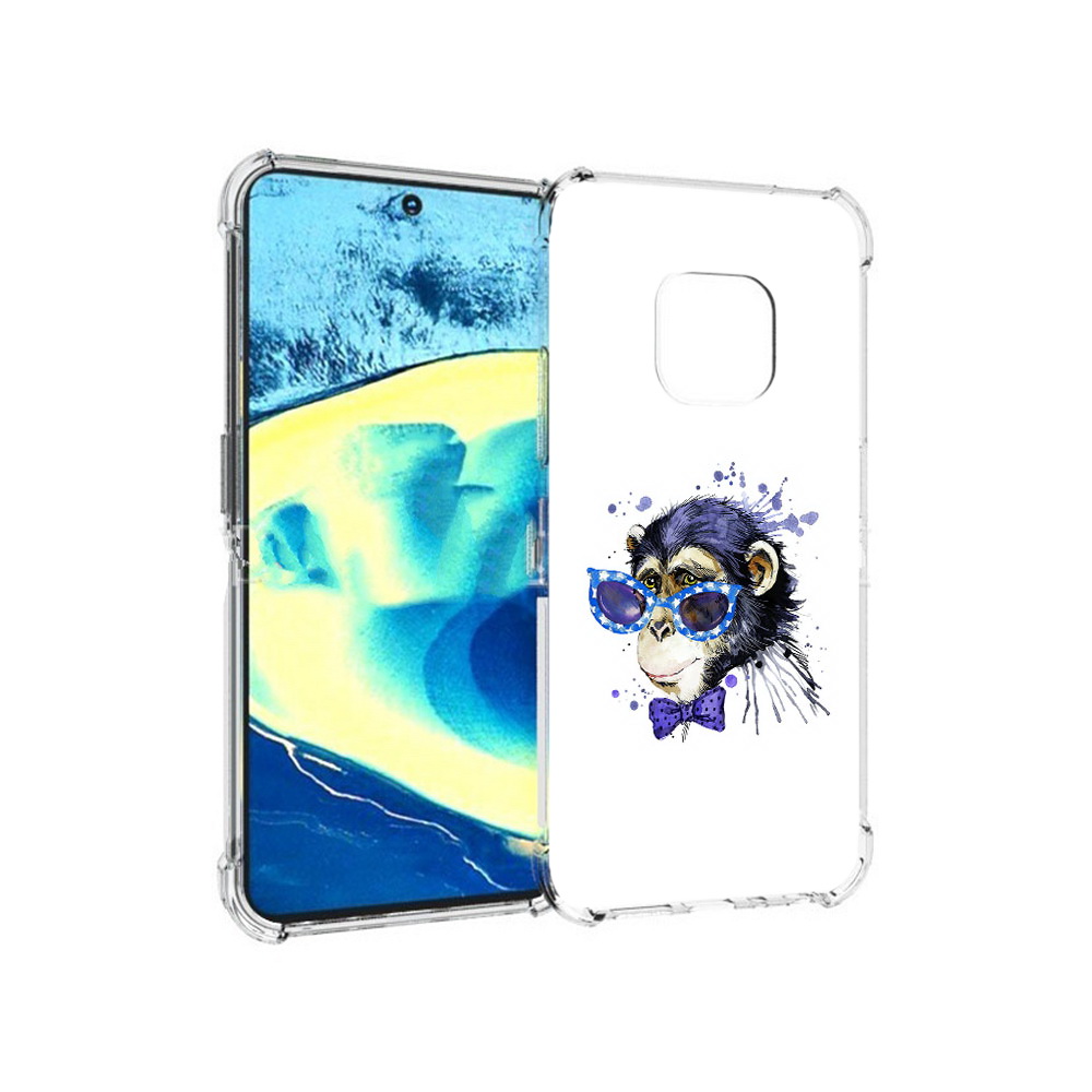 

Чехол MyPads Tocco для Nokia XR20 акварельная обезьяна (PT161671.111.216), Прозрачный, Tocco