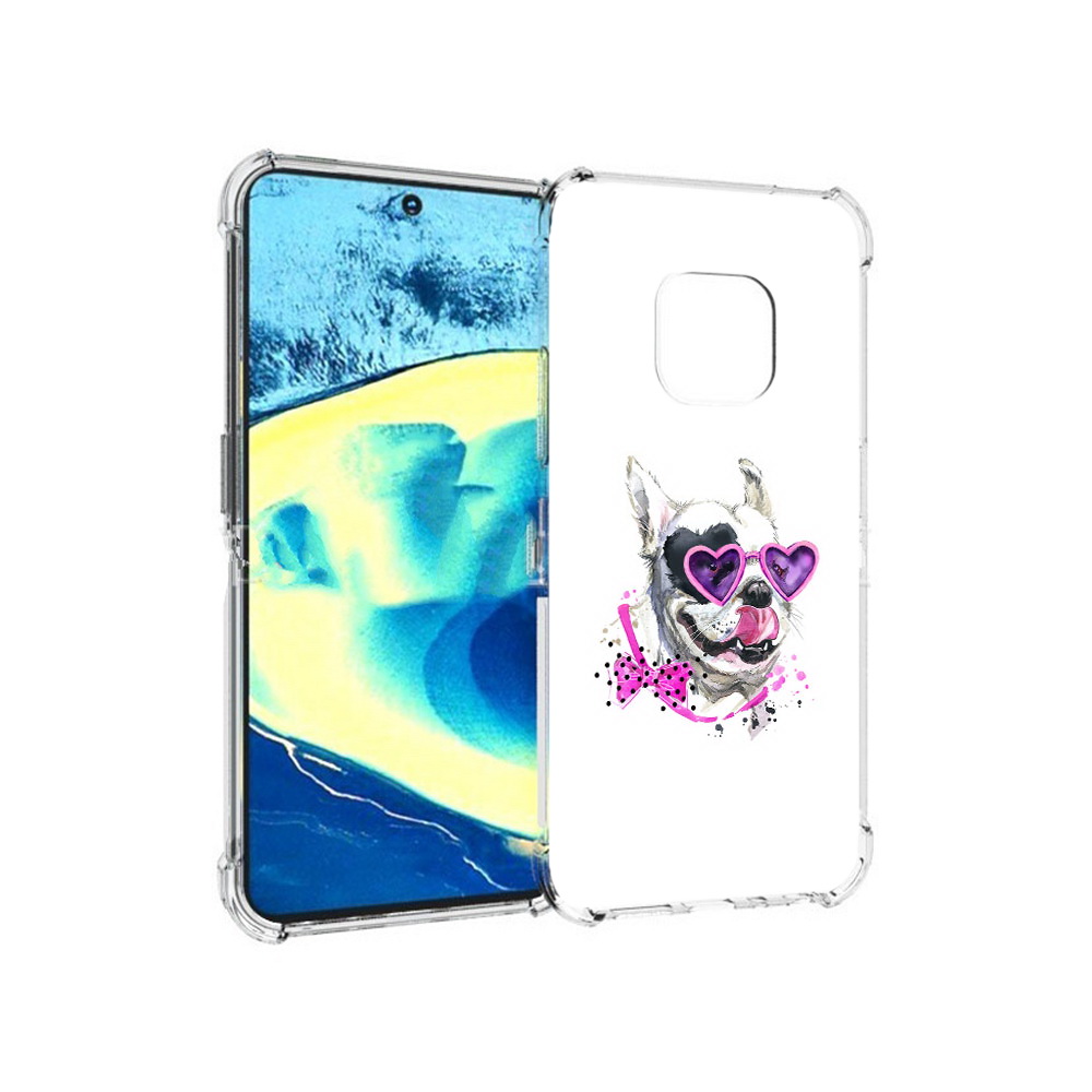 

Чехол MyPads Tocco для Nokia XR20 акварельный пёс (PT161671.111.218), Прозрачный, Tocco