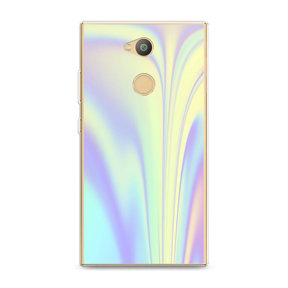 

Силиконовый чехол "Фиолетовая голограмма" на Sony Xperia L2, Фиолетовая голограмма