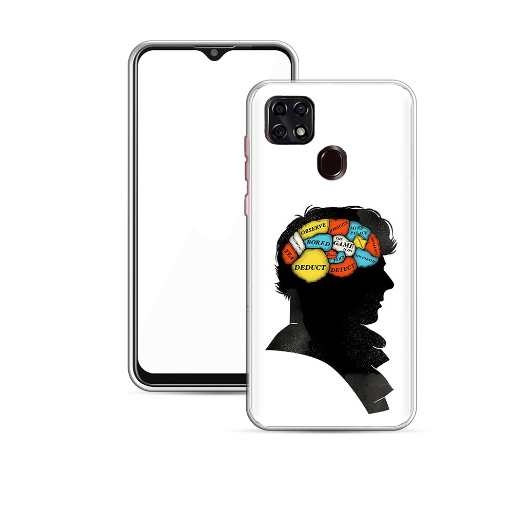 

Чехол MyPads Tocco для ZTE Blade 20 Smart темный рисунок (PT226940.456.640), Прозрачный, Tocco