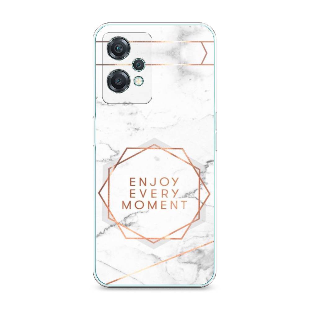 

Чехол Awog на OnePlus Nord CE 2 Lite 5G Enjoy every moment мрамор", Разноцветный, 152850-7