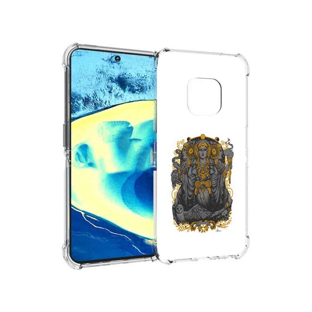 

Чехол MyPads Tocco для Nokia XR20 божество с золотыми элементами (PT161671.111.241), Прозрачный, Tocco