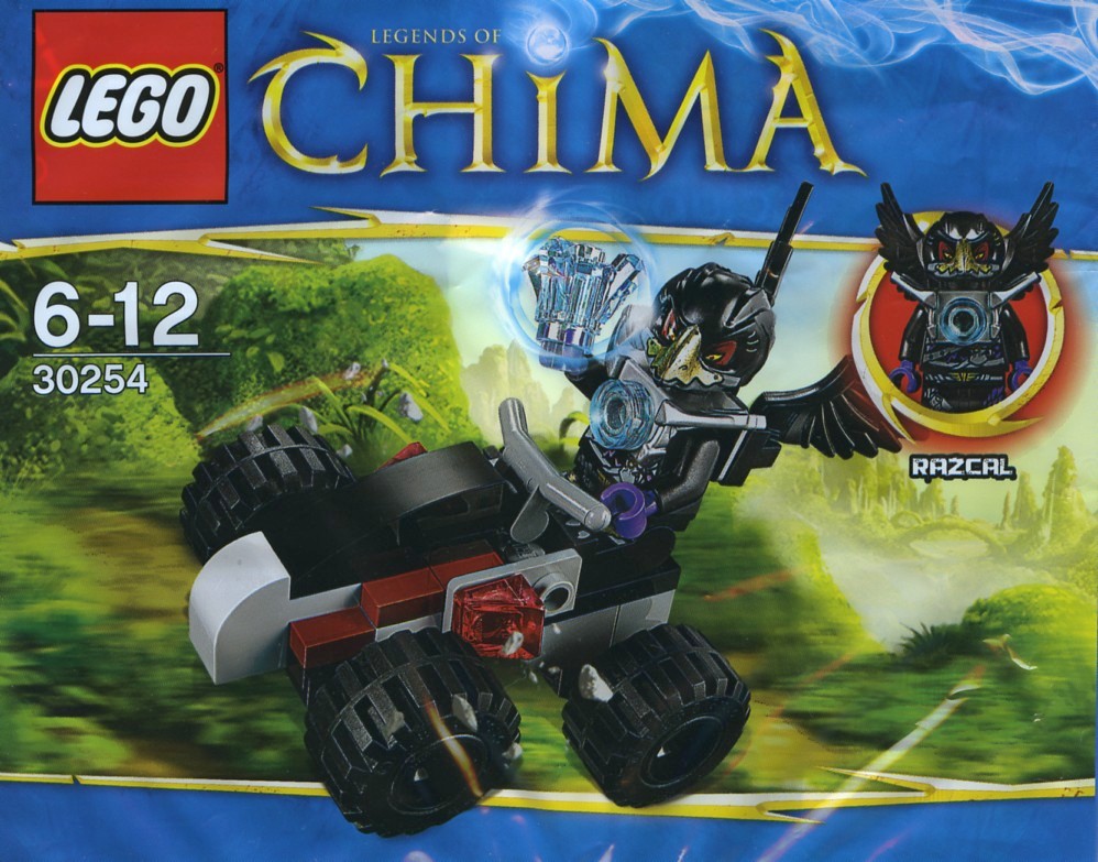 

Конструктор Lego 30254 Legends Of Chima Квадроцикл Разкала 36 деталей, Квадроцикл Разкала