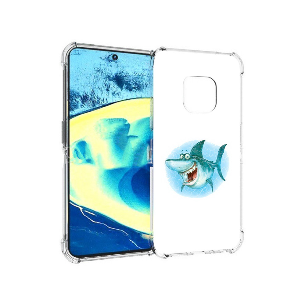 

Чехол MyPads Tocco для Nokia XR20 веселая акула (PT161671.111.261), Прозрачный, Tocco
