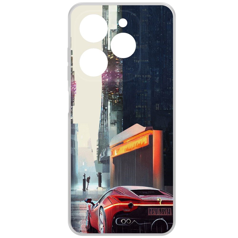 

Чехол-накладка Case Сити для TECNO Spark 20С, Прозрачный