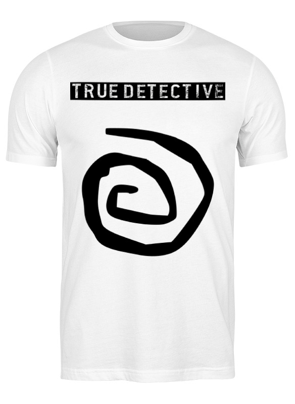 

Футболка мужская Printio True detective белая M, Белый, True detective