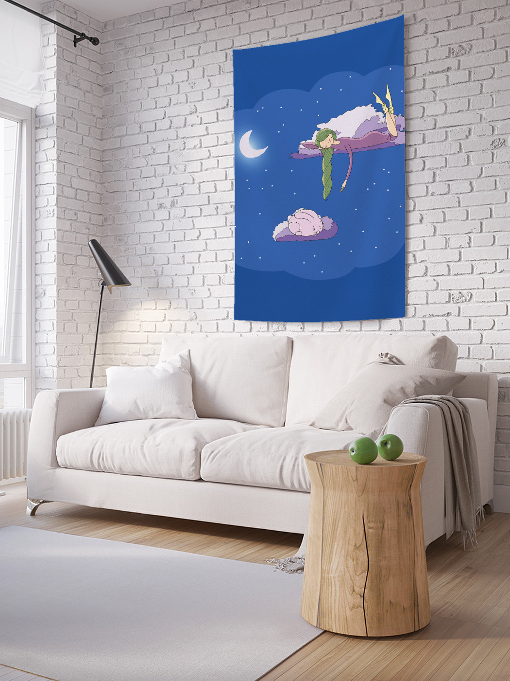 

Вертикальное фотопанно на стену JoyArty Сон в облаках 100x150 см, Сон в облаках