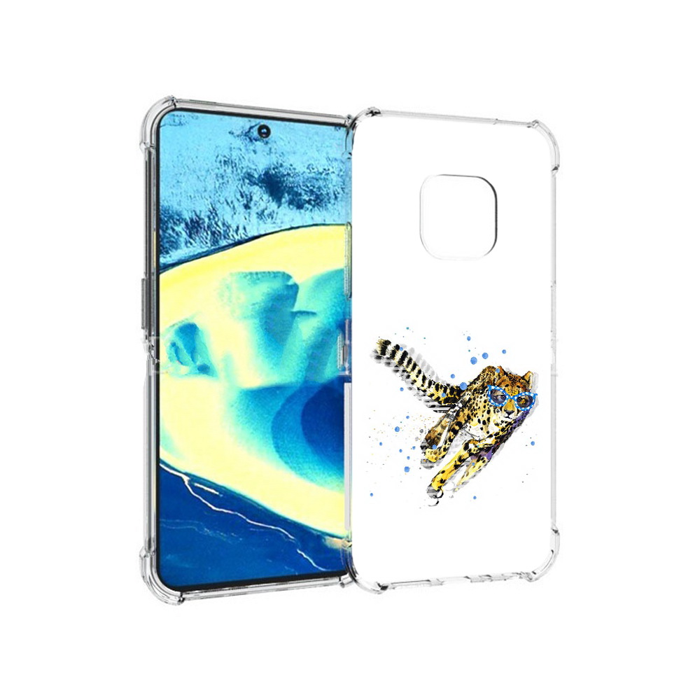 

Чехол MyPads Tocco для Nokia XR20 гепард в очках (PT161671.111.287), Прозрачный, Tocco
