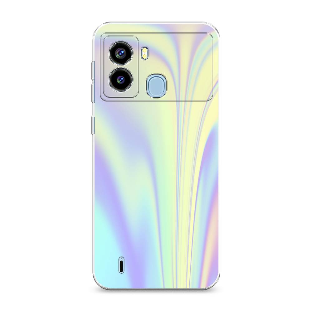 

Силиконовый чехол "Фиолетовая голограмма" на Tecno Pop 6, Фиолетовая голограмма
