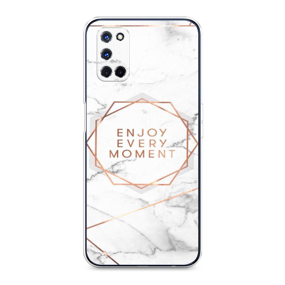 

Чехол Awog на Oppo A52/A72 "Enjoy every moment мрамор", Разноцветный, 253150-7