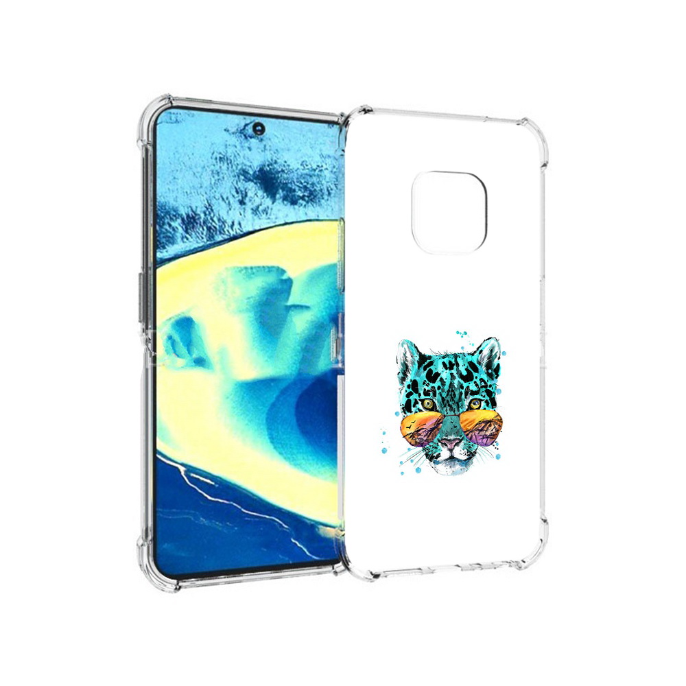 

Чехол MyPads Tocco для Nokia XR20 голубой лео (PT161671.111.294), Прозрачный, Tocco