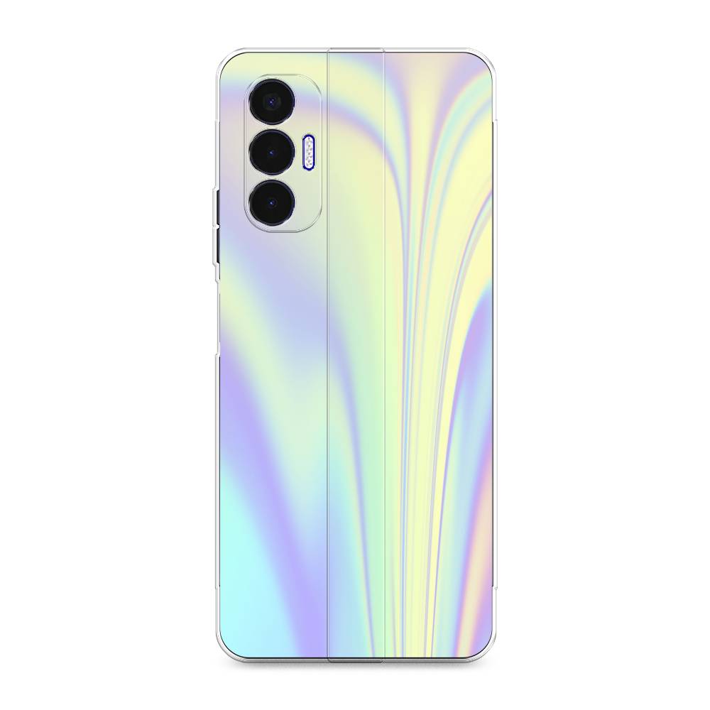

Силиконовый чехол "Фиолетовая голограмма" на Tecno Pova 3, Фиолетовая голограмма