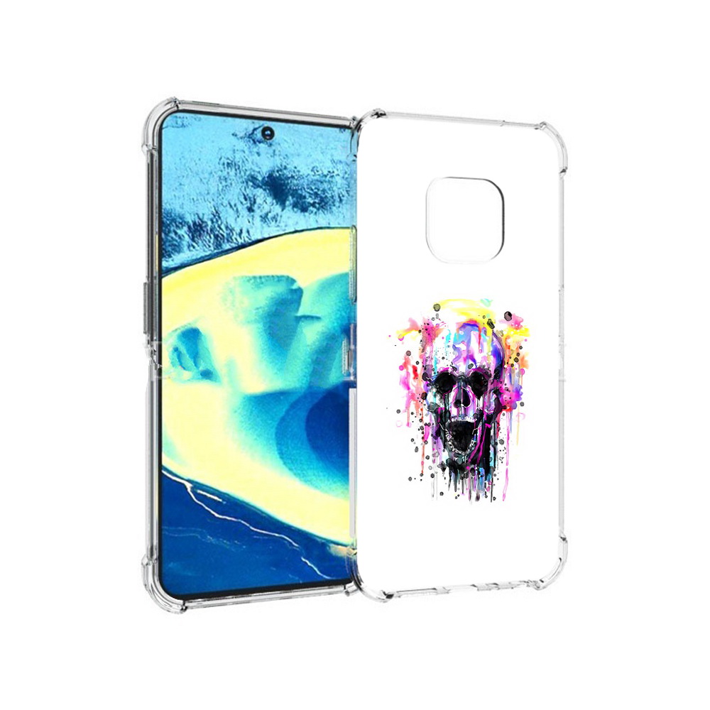 

Чехол MyPads Tocco для Nokia XR20 граффити череп (PT161671.111.298), Прозрачный, Tocco
