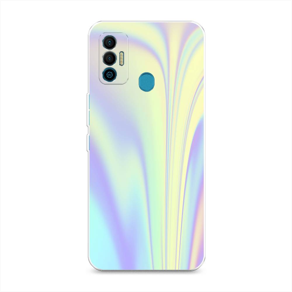 

Силиконовый чехол "Фиолетовая голограмма" на Tecno Spark 7, Фиолетовая голограмма