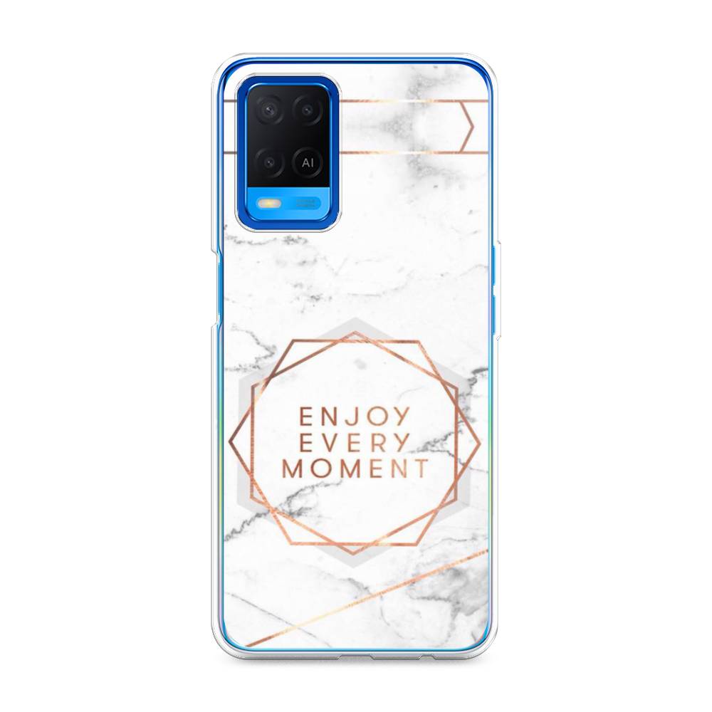 

Чехол Awog на Oppo A54 "Enjoy every moment мрамор", Разноцветный, 256150-7