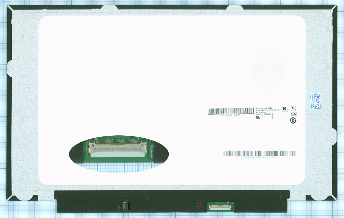 

Матрица OEM для ноутбука B140HAK03.2 (100164122V), совместимая с p/n: B140HAK03.2