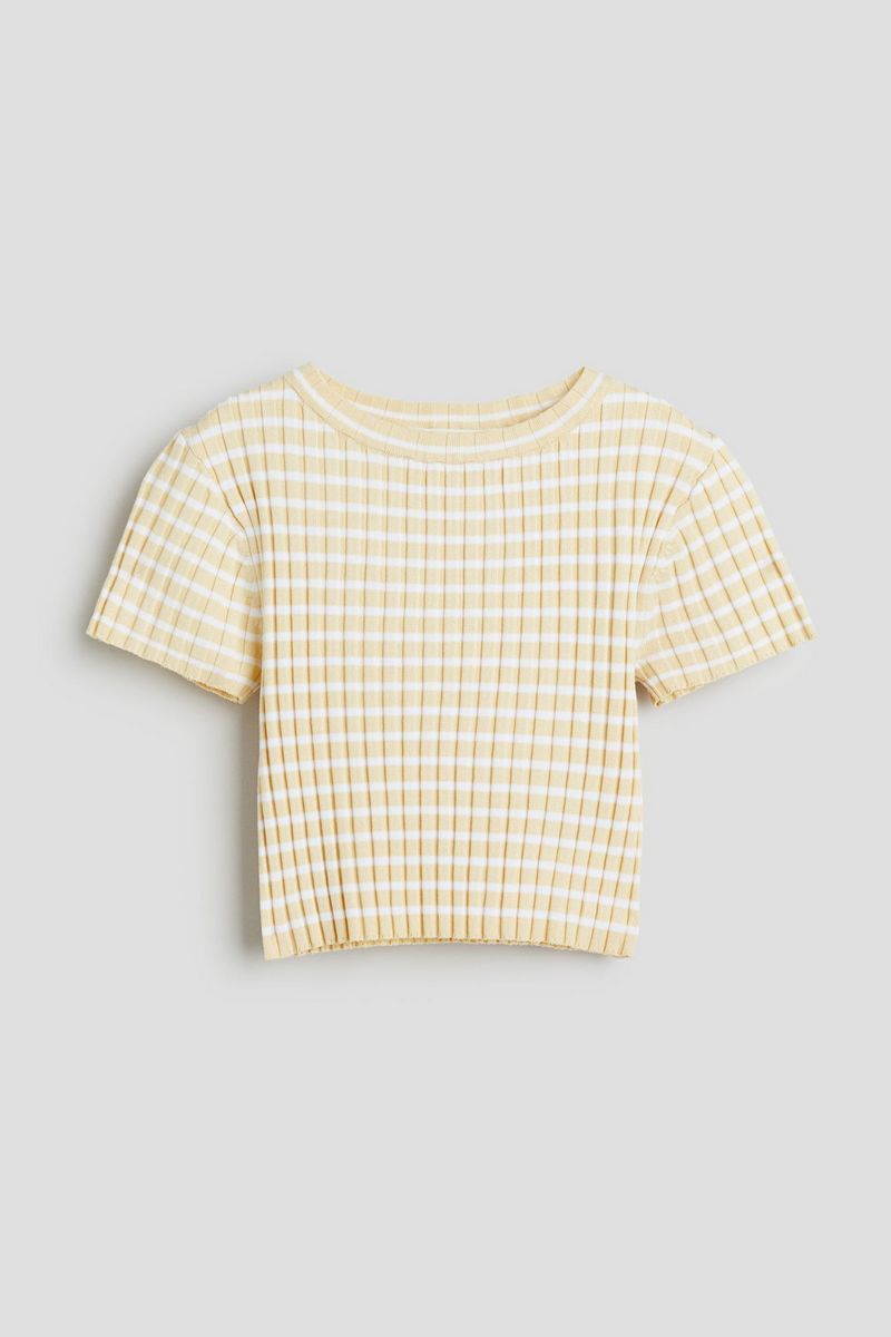 

Футболка детская H&M 1147897, светло-желтый, 158, 1147897