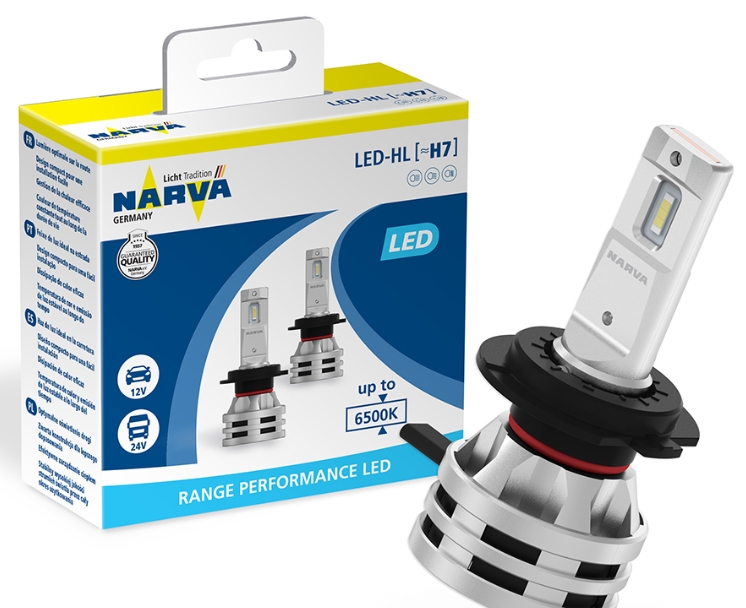 Лампа H7 Range Performance Led 6500K  К-Кт 2 Шт Narva арт. 180333000