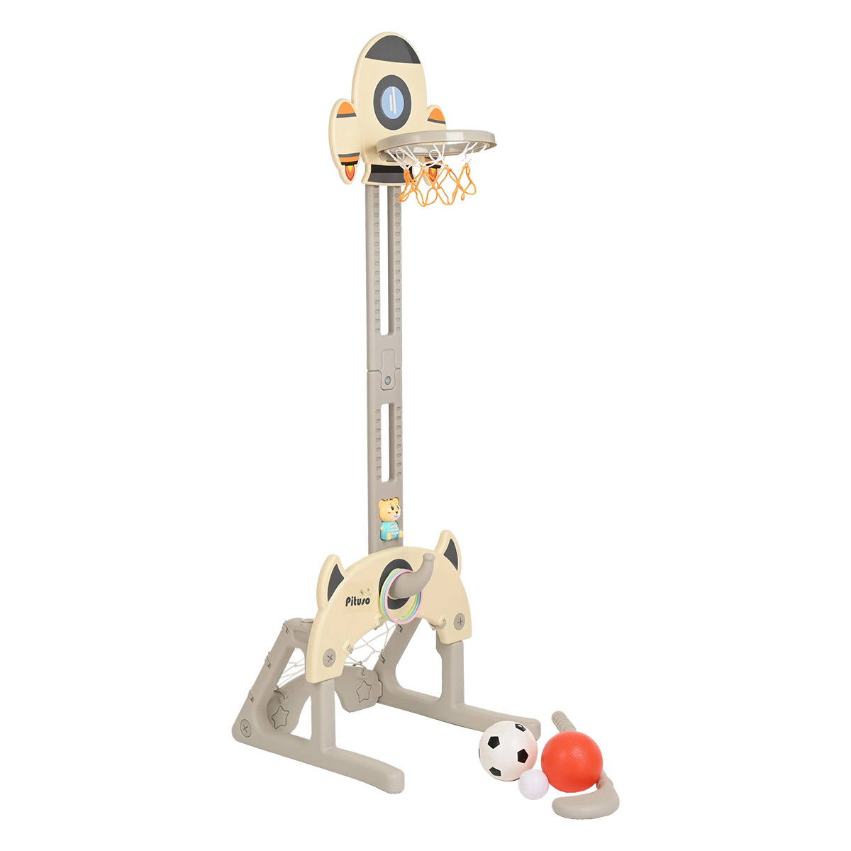 

Детский игровой комплекс Pituso Space Rocket бежевого цвета UN-0701, Space Rocket