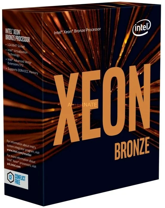

Процессор Intel Xeon Bronze 3204