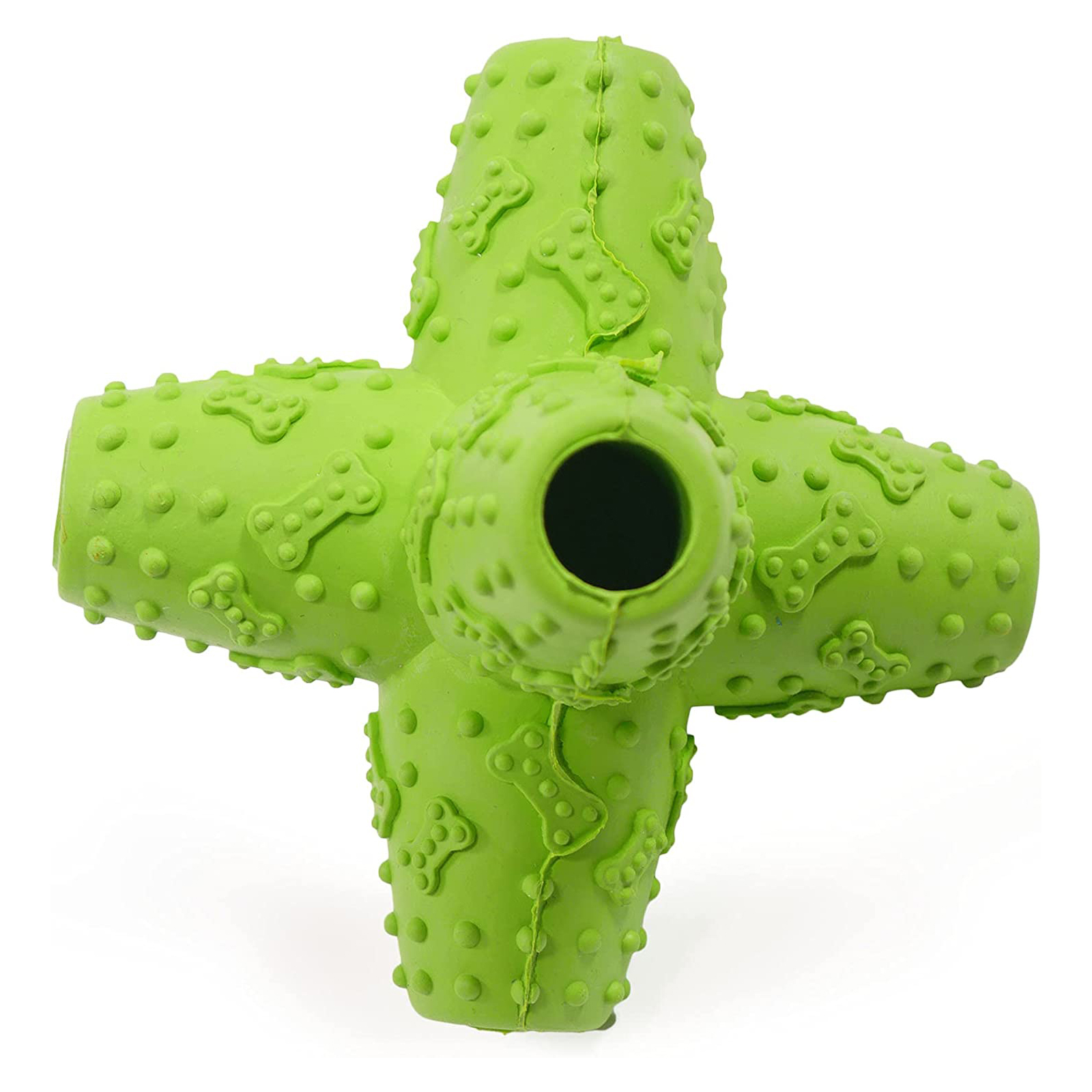 Игрушка для собак резиновая Rosewood Звезда, зеленая,13cм