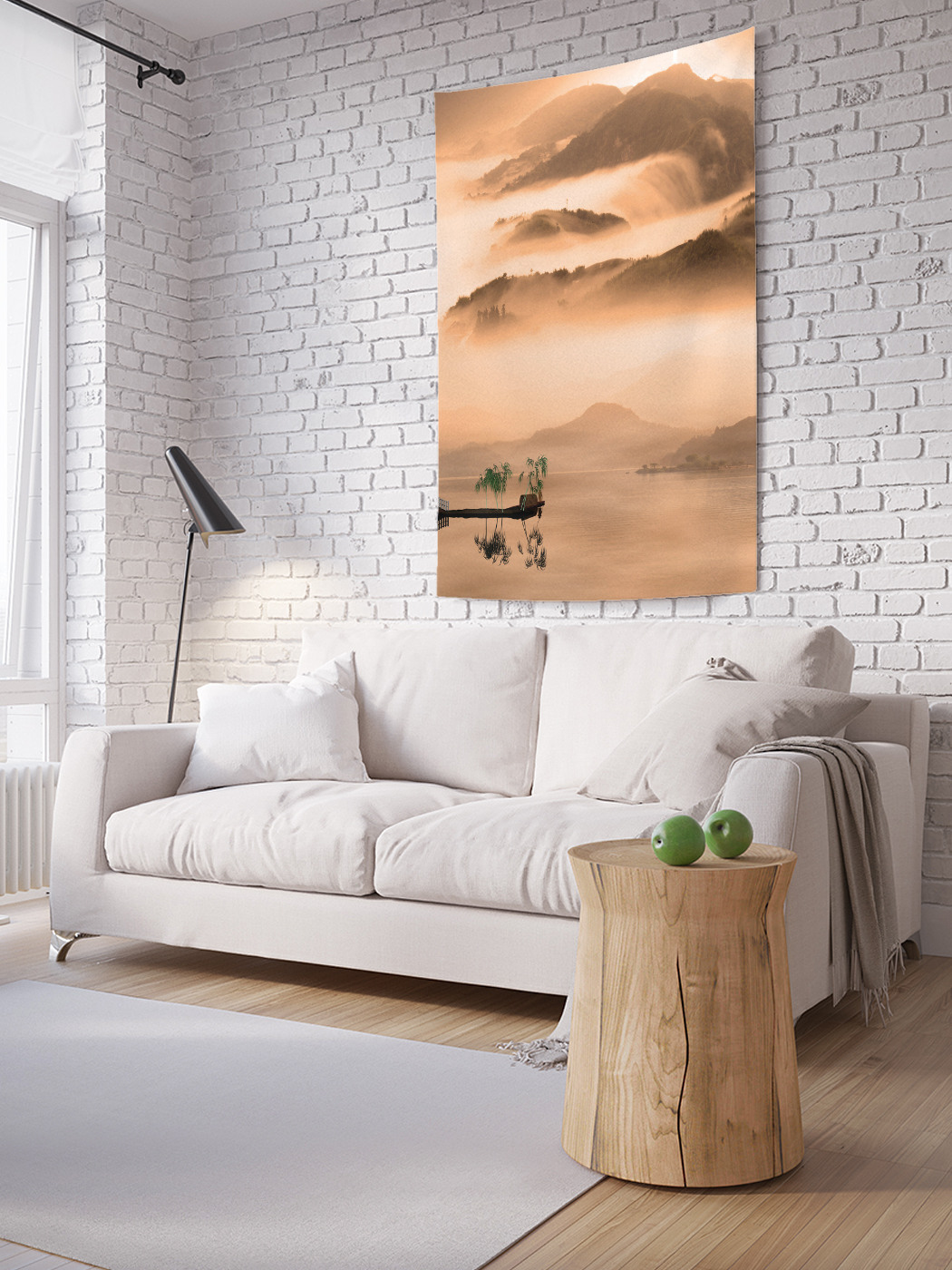 

Вертикальное фотопанно на стену JoyArty Туманные горы 150x200 см, Туманные горы