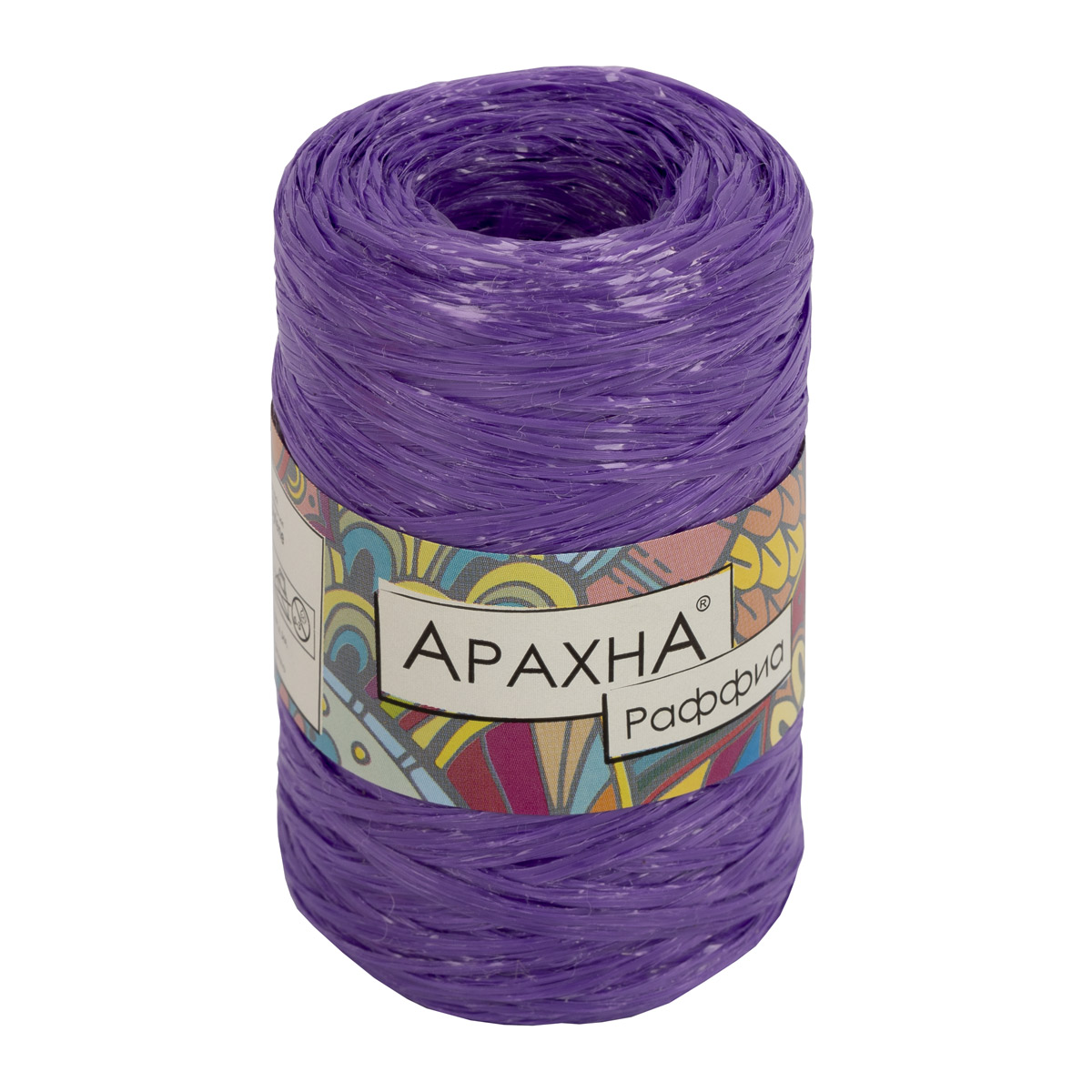 

Пряжа ARACHNA Raffia, 100% полипропилен, 5х50+-10 г, 200+-12 м, Фиолетовый, Raffia