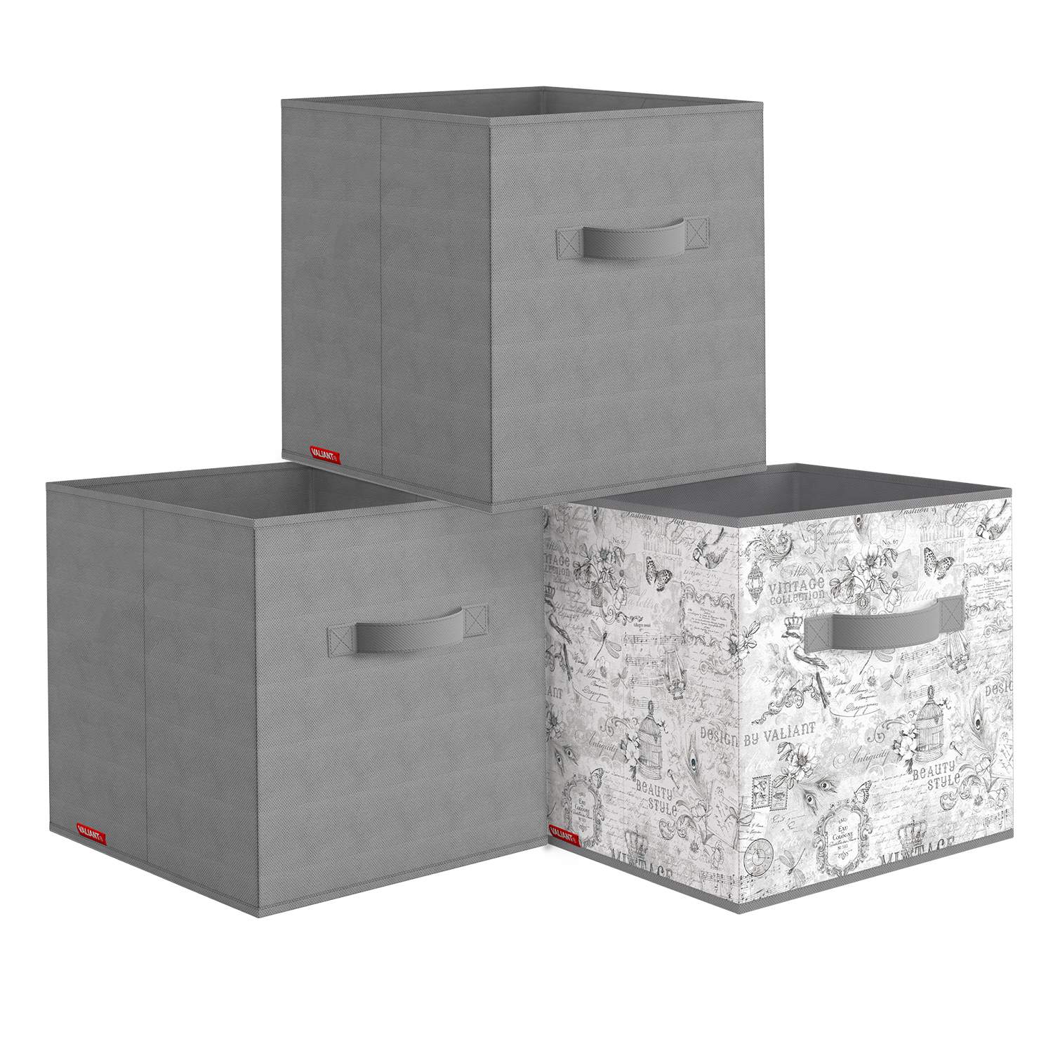 

Коробки стеллажные Valiant для хранения вещей, набор, BOX-2SL