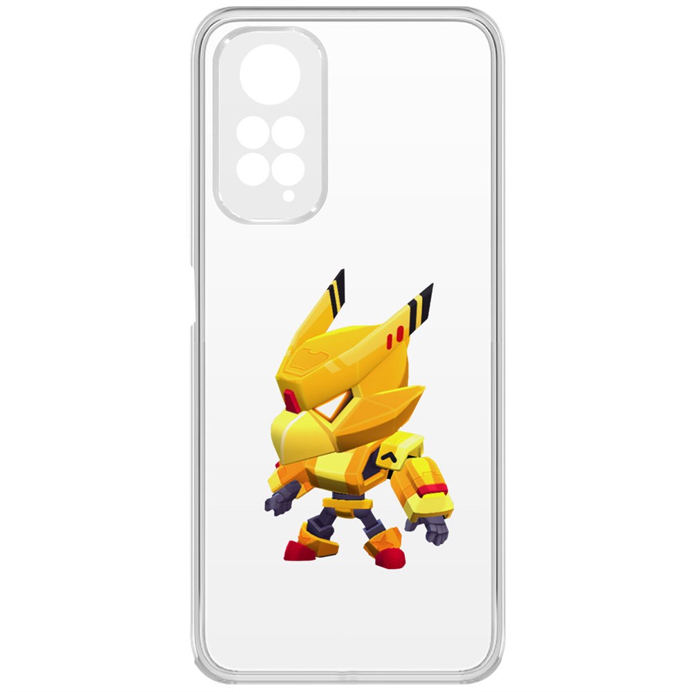 

Чехол-накладка Brawl Stars-Ворон Золотой Меха для Xiaomi Redmi Note 11S, Прозрачный
