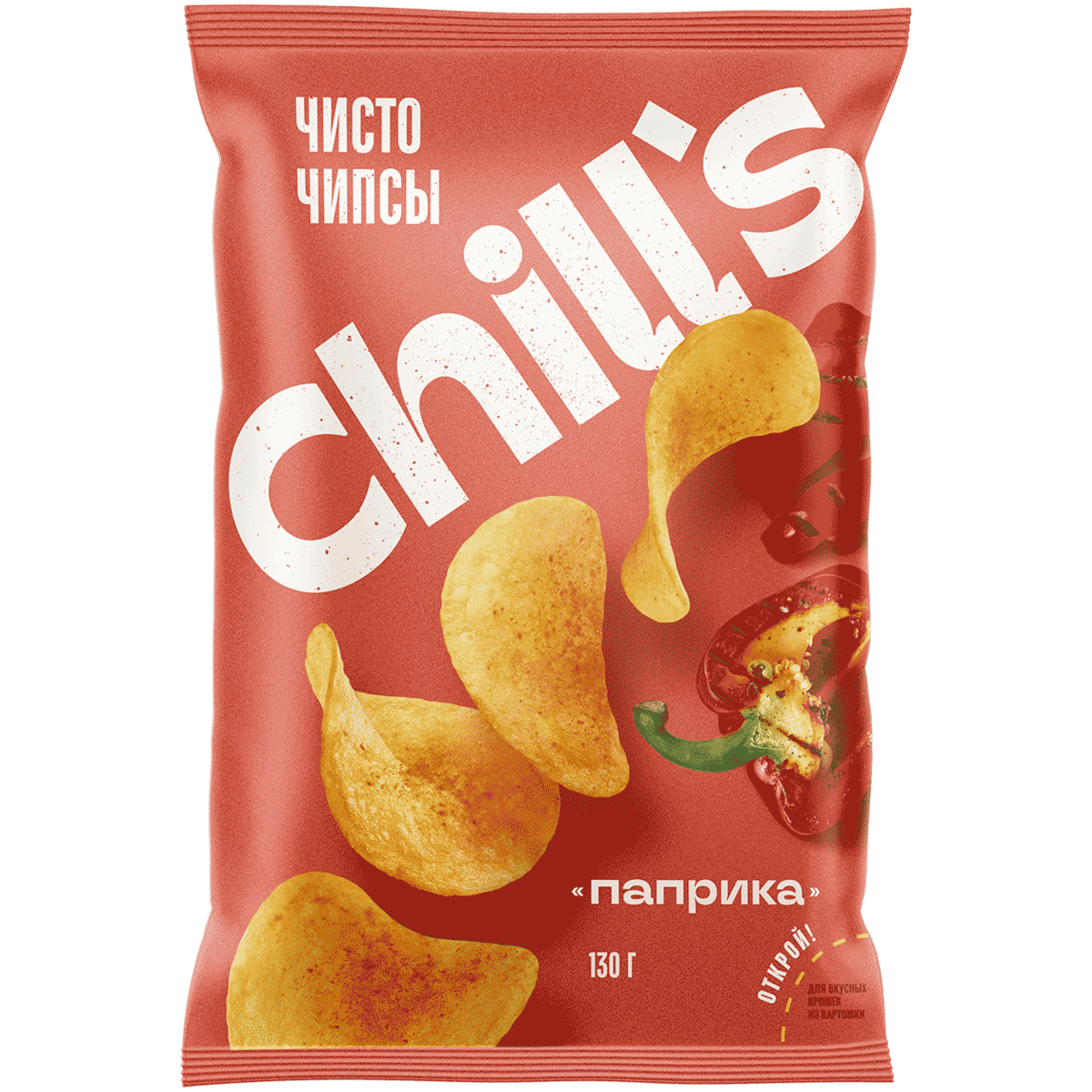 

Чипсы картофельные Chill's Паприка 130 г