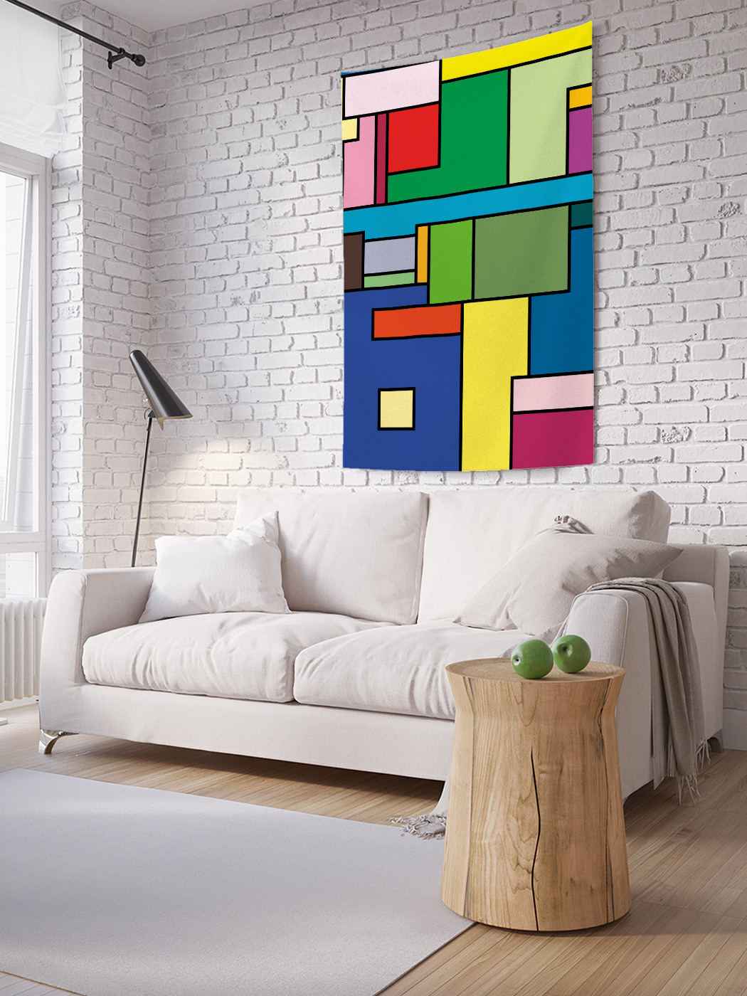 

Вертикальное фотопанно на стену JoyArty Сложный тетрис 150x200 см, Сложный тетрис