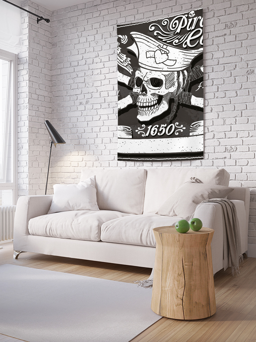 

Вертикальное фотопанно на стену JoyArty Пиратский клуб 1650 150x200 см, Пиратский клуб 1650