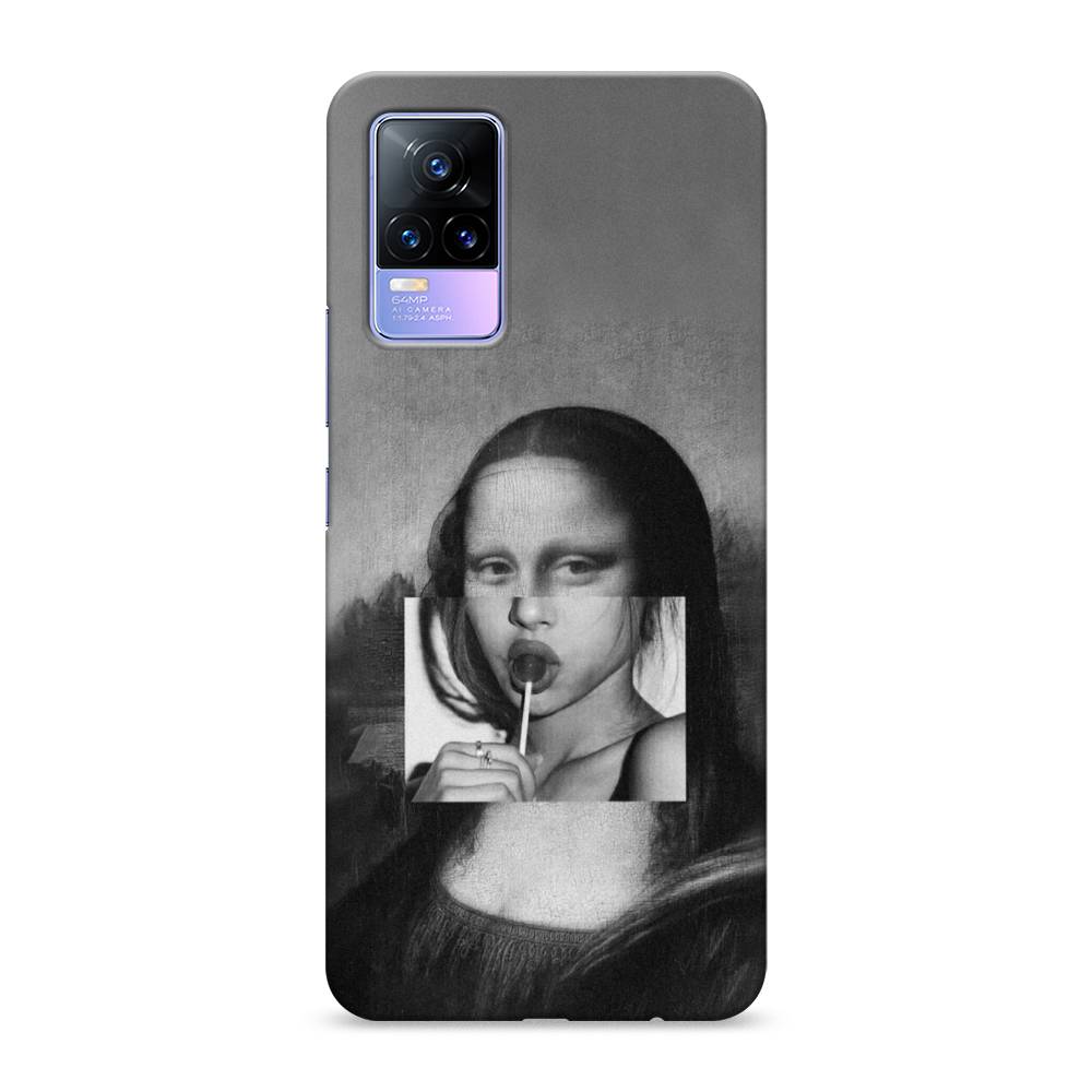 

Пластиковый чехол "Mona Lisa sucking lollipop" на Vivo V21e 4G, 264520-7