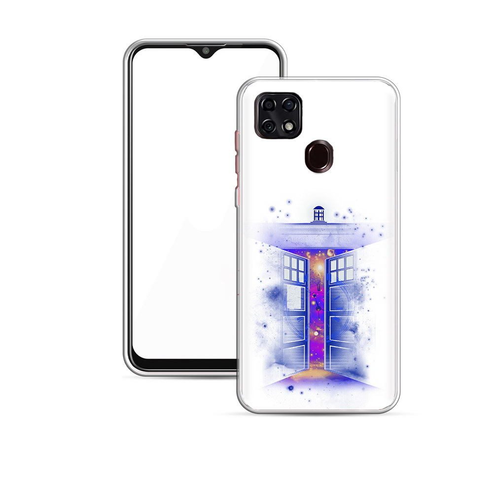 

Чехол MyPads Tocco для ZTE Blade 20 Smart фиолетовый уголок абстракция (PT226940.456.659), Прозрачный, Tocco