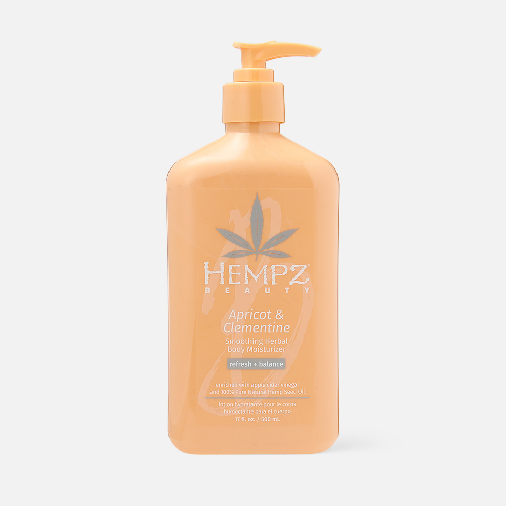 Молочко для тела HEMPZ Apricot Clementine абрикос и клементин разглаживающее 500 мл 7489₽