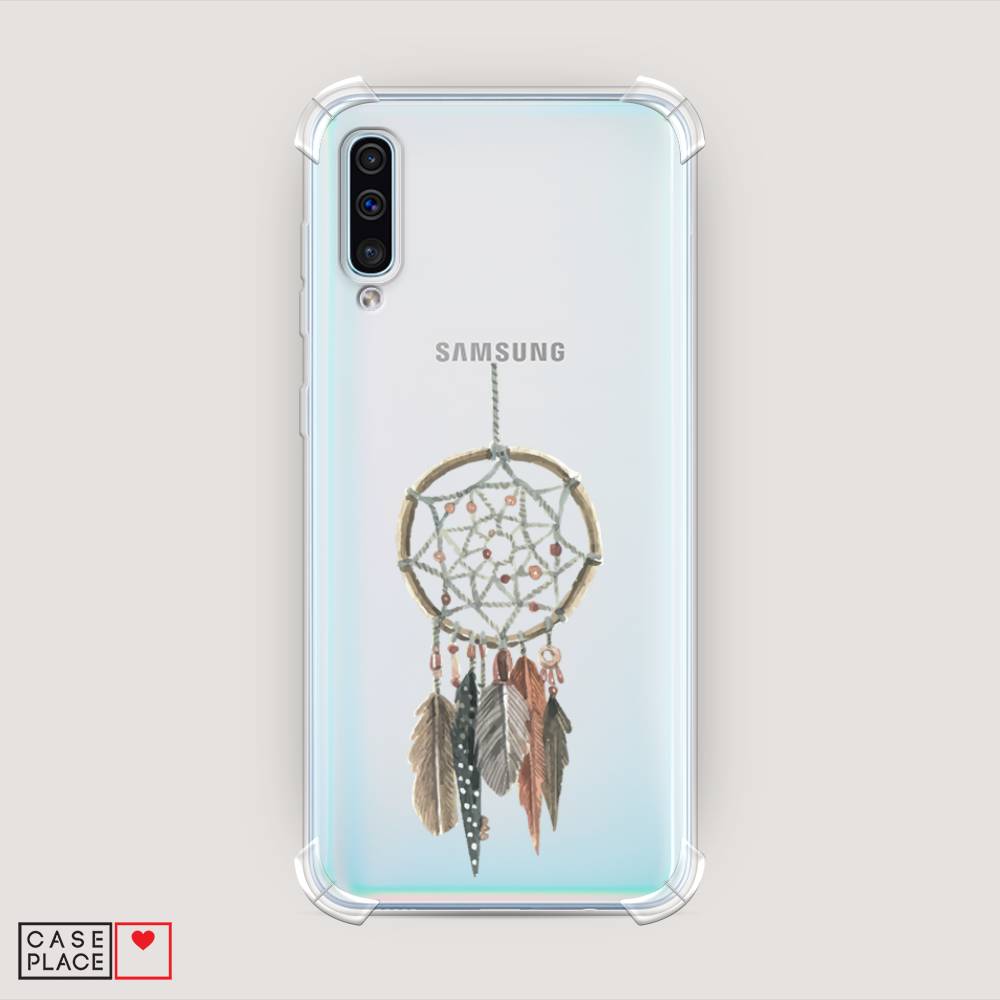 

Чехол Awog на Samsung Galaxy A30s/A50 "Ловец снов с перьями", Разноцветный, 28851-1