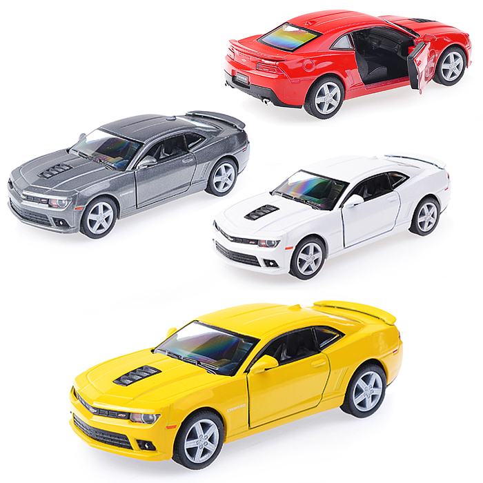 

Модель Chevrolet Camaro 2014 метал., инерц. 1:38, в пакете, Разноцветный