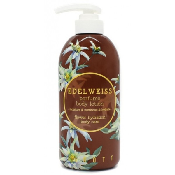 Парфюмированный лосьон для тела Jigott Perfume Body Lotion Edelweiss, 500 мл