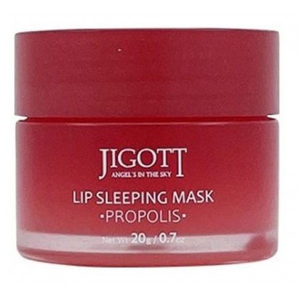 фото Маска для губ jigott lip sleeping mask propolis ночная, с прополисом, 20 г