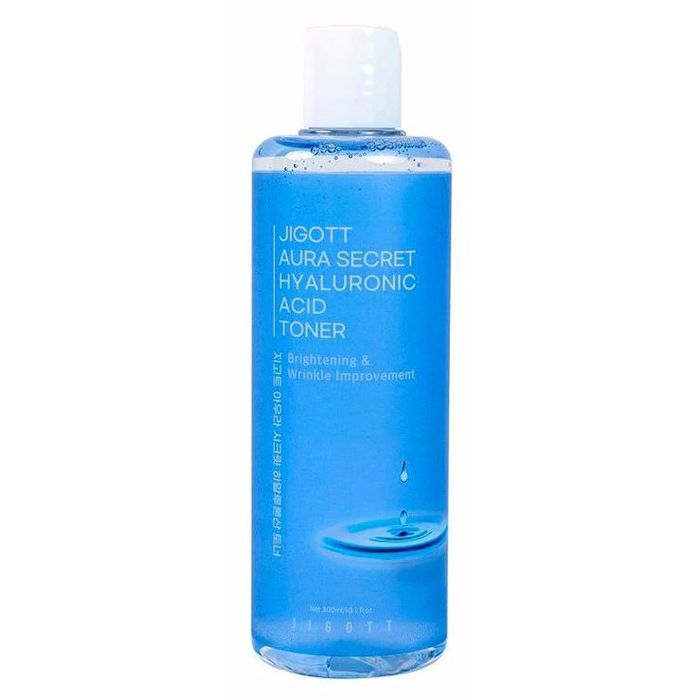 Тонер для лица Jigott Aura Secret Hyaluronic Acid Toner с гиалуроновой кислотой, 300 мл