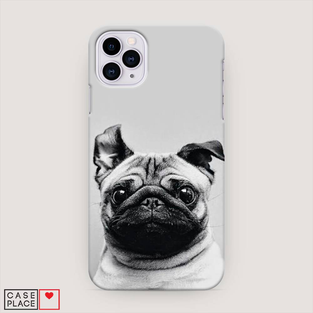 

Пластиковый чехол "Ушастый мопс" на Apple iPhone 11 Pro, 12320-1