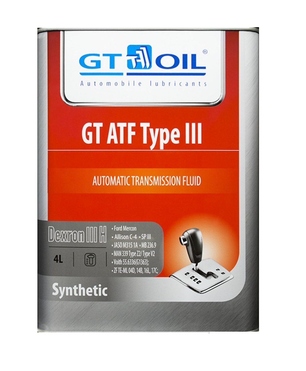 

Трансмиссионное масло GT OIL 8809059407615 Atf Type Iii