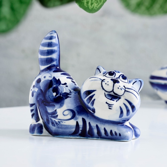 

Сувенир Кот Чеширский, гжель, 10617807