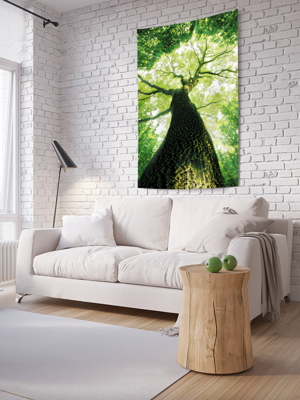 

Вертикальное фотопанно на стену JoyArty Крон дерева 100x150 см, Крон дерева