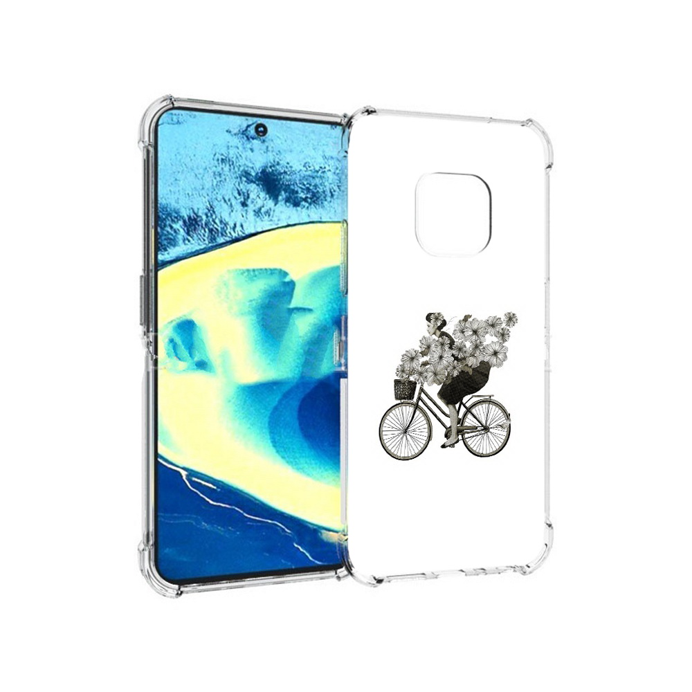

Чехол MyPads Tocco для Nokia XR20 девушка на велосипеде с цветами (PT161671.111.307), Прозрачный, Tocco