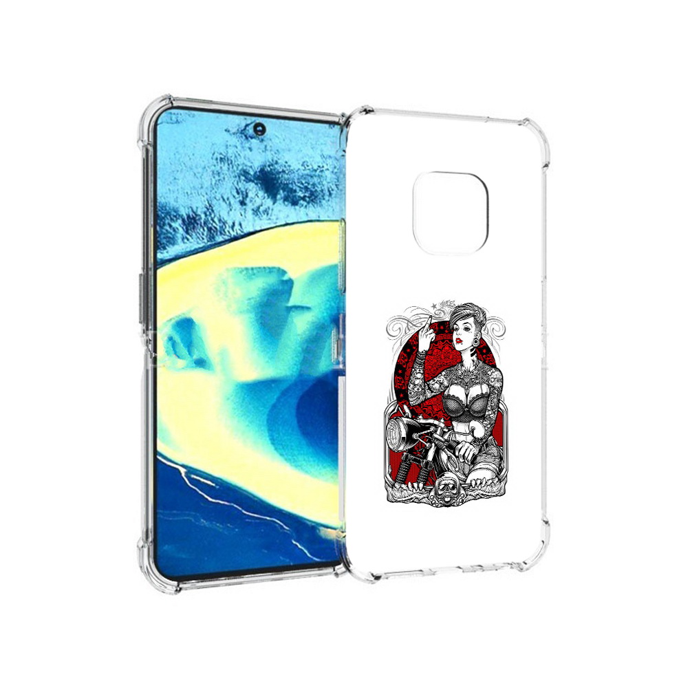 

Чехол MyPads Tocco для Nokia XR20 девушка на мотоцикле (PT161671.111.308), Прозрачный, Tocco